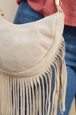 Bolso Baguette Flecos