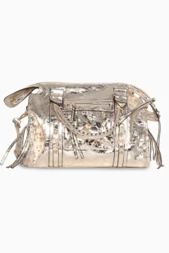 Bolso Biker Metalizado