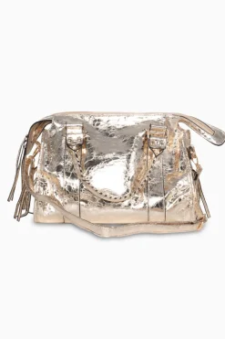Bolso Biker Metalizado