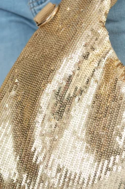 Bolso Mezzaluna Paillettes