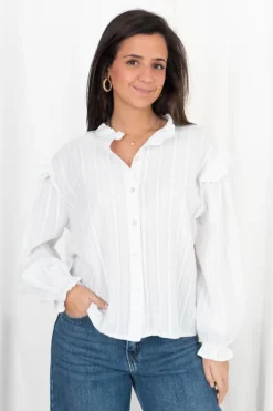 Camisa Volantes Sweet Cotton