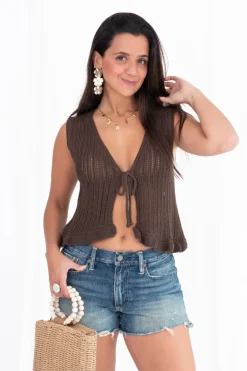 Chaleco Rizado Crochet