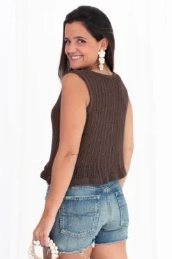 Chaleco Rizado Crochet