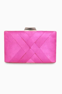 Clutch Entrelazado Fucsia