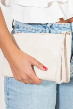 Clutch Liso Piel