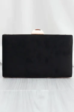 Clutch Pedrería Black