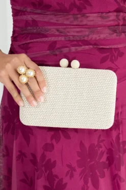 Clutch Raffia Bolas