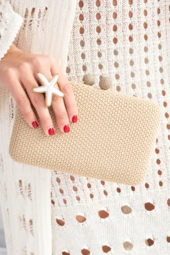 Clutch Raffia Bolas