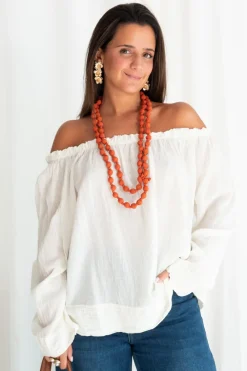 Collar Bolitas Seda