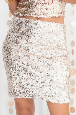 Falda Glitter Tubo