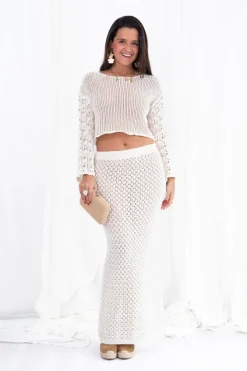 Falda Maxi Crochet
