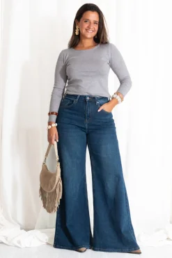 Jean Wide Leg Dark