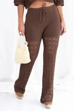 Pantalón Maxi Crochet Acampanado