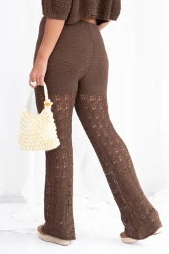 Pantalón Maxi Crochet Acampanado