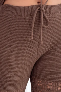 Pantalón Maxi Crochet Acampanado