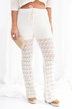 Pantalón Maxi Crochet Acampanado