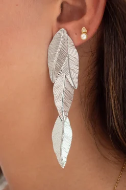 Pendientes Cascadas de Hojas