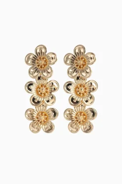 Pendientes Flores Trío