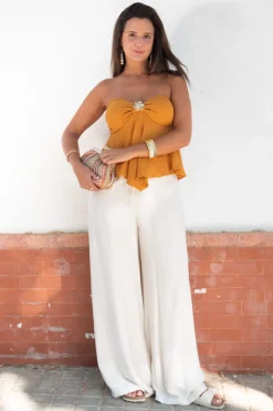 Top Bardot Flor