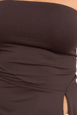 Top Strapless Volante