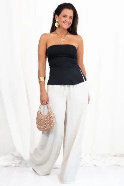Top Strapless Volante