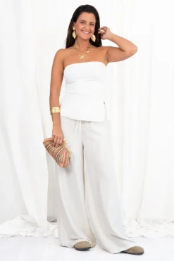 Top Strapless Volante