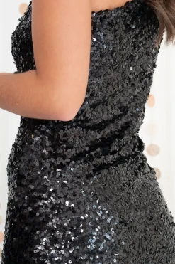 Vestido Asimétrico Lentejuelas