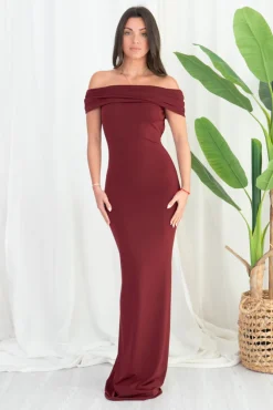 Vestido Bardot Espalda Abierta
