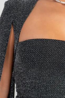 Vestido Capa Lurex