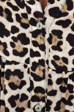 Vestido Fluido Leopardo
