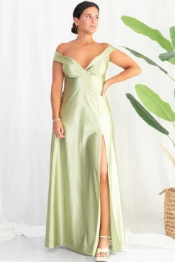 Vestido Gala Elástico Brillante
