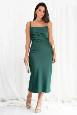Vestido Midi Raso