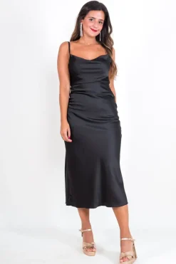 Vestido Midi Raso